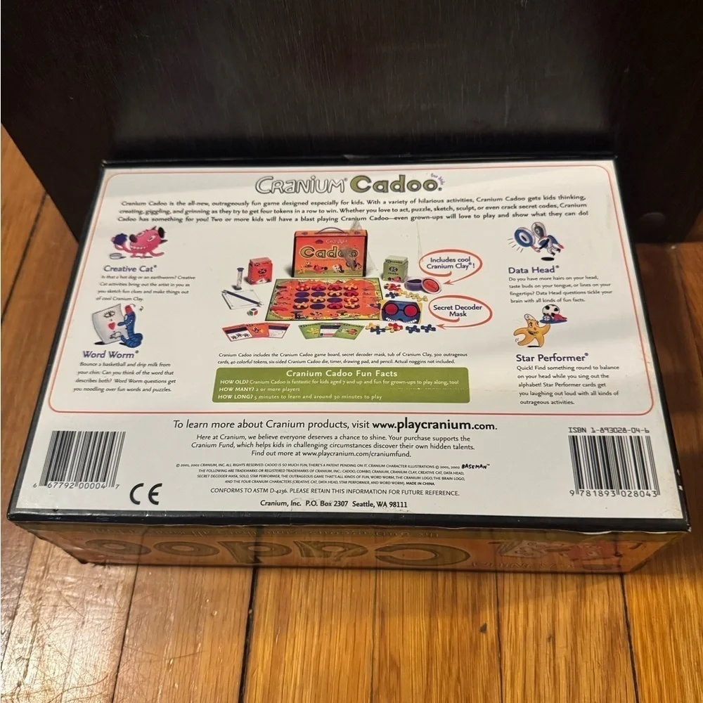 Cranium Cadoo board game Used